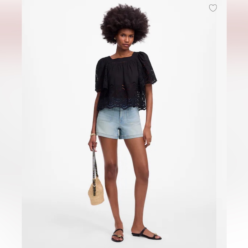 Madewell The Denim Emmett Short: Patch Pocket Edition - Picture 2 of 7